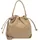 hey marly Cool Companion Schultertasche Leder Beige
