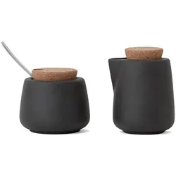 Viva Scandinavia Porzellan Milch und Zucker Set NICOLA - grau