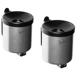 2 TKG Rondo junior Wandaschenbecher silber
