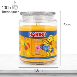 HARIBO Duftkerze Tropical Fun 510 g orange