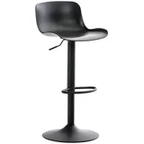 deluke Barhocker, Schwarz, Kunststoff, 44x81x44 cm, Esszimmer, Barmöbel, Barhocker