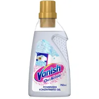 Vanish Oxi Action Powerweiss Gel – 1 x 750 ml - Fleckenentferner und Wäsche-Booster ohne Chlor – Für weiße Wäsche