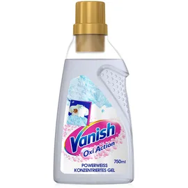 Vanish Oxi Action Powerweiss Gel – 1 x 750 ml - Fleckenentferner und Wäsche-Booster ohne Chlor – Für weiße Wäsche