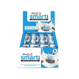 PHD Smart Cookies and Cream Riegel 12 x 64 g