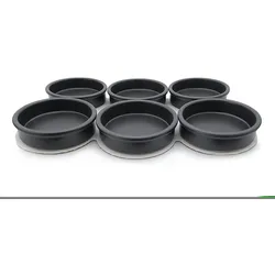METRO Professional Cassolette Rund Schwarz Terrakotta 12cm 6er