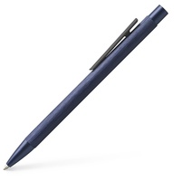 Faber-Castell 146165 - Kugelschreiber Neo Slim Aluminium, Minenstärke M, dunkelblau