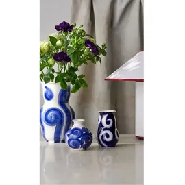Kähler Tulle Vase 10,5 cm, blau