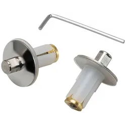 Geberit Scharniersatz für Flow WC-Sitz mit Absenkautomatik, Baujahr ab 07/2009 598054000, Ersatzteile,