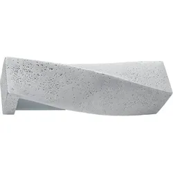 SOLLUX LIGHTING Wandleuchte "SIGMA", grau, H: 14cm, Lampen, Das Oberteil scheint