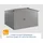 EcoStar Metallgerätehaus Euroline ESD14 graualuminium 310 x 310 cm 1-flg.