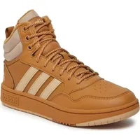 Adidas Hoops 3.0 Mid Lifestyle Basketball Classic Fur Lining Winterized Shoes, mesa/Magic beige/mesa, 43 1/3