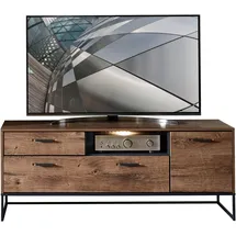 Livetastic TV-Element 156 x 62 x 48 cm Graphit/Eiche Metall