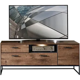 Livetastic TV-Element 156 x 62 x 48 cm Graphit/Eiche Metall
