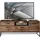 Livetastic TV-Element 156 x 62 x 48 cm Graphit/Eiche Metall