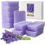 Kosmetex Wellness-Paraffinbad Lavender Lavendel – Paraffin-Entspannungsbad für Hände und Füße – Paraffinwachs – Paraffin-Block für Wachserwärmer (10x 500ml)