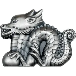 Die 1-Unzen-Silber-Skulpturmünze zum Jahr des Drachen 2024!