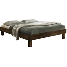 Hasena Rapallo 100 x 200 cm Fußhöhe 20 cm nussbaum geölt