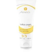 AESTHETICO callus cream - Funktionscreme gegen starke Hornhaut, Schrundencreme mit Urea (4 x 100 ml)