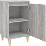 vidaXL Nachtschrank 2 Stk. 40 x 35 x 70 cm Grau