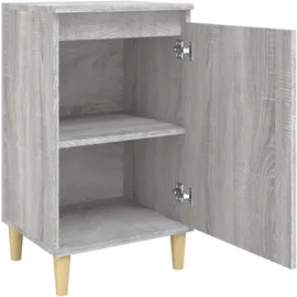 vidaXL Nachtschrank 2 Stk. 40 x 35 x 70 cm Grau