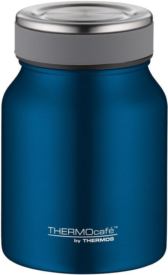 Preisvergleich Produktbild THERMOS Thermobehälter ThermoCafé, Edelstahl, (1-tlg), 0,5 Liter blau