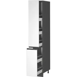 Vicco Apothekerschrank R-Line 30 x 57,2 x 206,8 cm Weiß