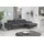 Cotta Eckcouch Mikrofaser 2-Sitzer Grau