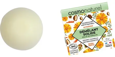 Cosmo Naturel Fester Conditioner Ultra Sanft Calendula Bio Fairtrade Karité 45g
