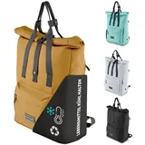 Coolin' Kühlrucksack 30L | Rucksack mit Kühlfach für Bier, Picknick, Getränke & Co | Kühltasche als Rucksack - praktisch & einfach | Thermo Rucksack für Strand oder Wanderungen (Braun)