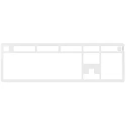 HyperX Alloy Rise Top Plate White Tastatur