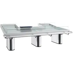 Combisteel Fischtheke Frischetheke Supermarkt Ladenbau 3050x1760x1088mm