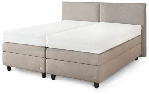 RUF Betten Boxspringbett Camina 180 x 200 cm Stoff Beige
