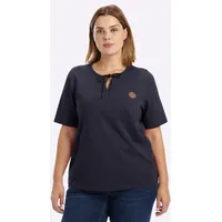 sheego Halbarmshirt in tiefblau, | Gr.: 48/50