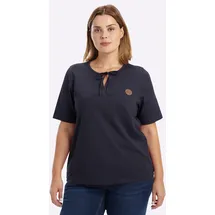 sheego Halbarmshirt in tiefblau, | Gr.: 48/50
