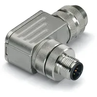 WAGO 756-9211/060-000 Sensor-/Aktor-Steckverbinder, unkonfektioniert M12 Stecker, gewinkelt Polzahl: