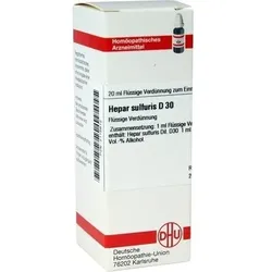 HEPAR SULFURIS D 30 Dilution 20 ml