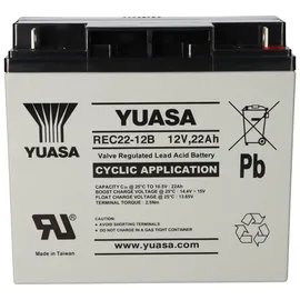 YUASA REC22-12B 12V 22000 mAh 1 St.