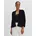 Damen Sweatjacke Moderne Sweatjacke in Rippenstruktur Black 36 36