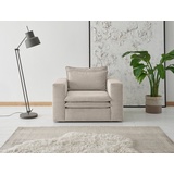 Places of Style Sessel »PIAGGE«, Hochwertiger Cord- passend zur Serie PIAGGE, beige