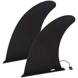 2 Pack Universal Abziehbare Mittelflosse Surfbrett SUP Longboard Finne Ersatz für aufblasbare Paddleboard Flossen Nylon Verstärkte Sicher Surfbrett Sup Finne für Sup Board Aufblasbares Kayak