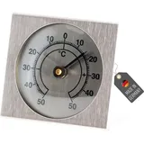Lantelme Edelstahl Kühl Gefrierschrank Thermometer Temperaturbereich -50°C bis +50°C | Präzise Temperaturkontrolle für Kühlschrank Gefriertruhe | Analog Kühlschrankthermometer Metall