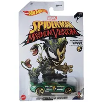 Hot Wheels Custom '15 Ford Mustang, [Grün] 4/5 Spider Man Maximum Venom [Venomized Groot]