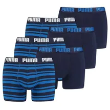 Puma Boxershorts HERITAGE STRIPE BOXER 6er Pack in 056 - blue | Gr.: L