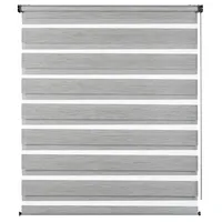 GARDINIA Doppelrollo de Luxe 80 x 180 cm grau