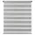 GARDINIA Doppelrollo de Luxe 80 x 180 cm grau