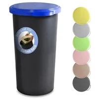 KUEFA Müllsackständer VLC 60L Mülleimer Gelber Sack, inkl. Klemm-Ring, Geruchsdicht blau