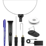 Gochange 3 in 1 Styroporschneider Set 18W Heißdrahtschneider Elektrischer Schaumstoffschneider mit 3 Spitzen für Styropor Polystyrol Cosplay und Modellbau