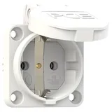 PCE Schuko-Steckdose IP54 Weiß