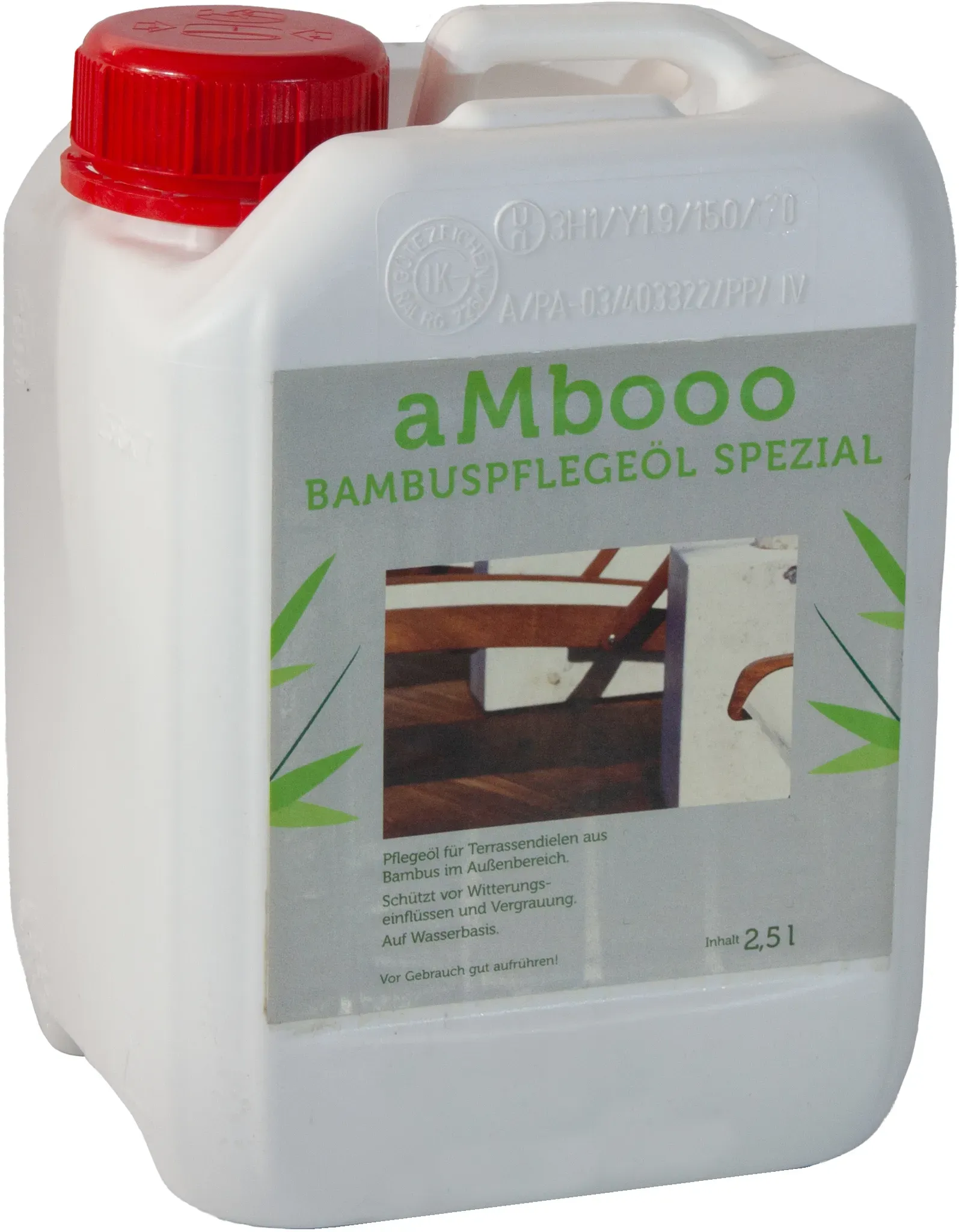 aMbooo Bambuspflegeöl Spezial für aMbooo Terrassendielen-Espresso-2,5 Liter