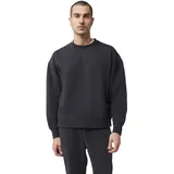 Fox Herren Wordmark Oversized Fleece Pullover (Größe L, schwarz)